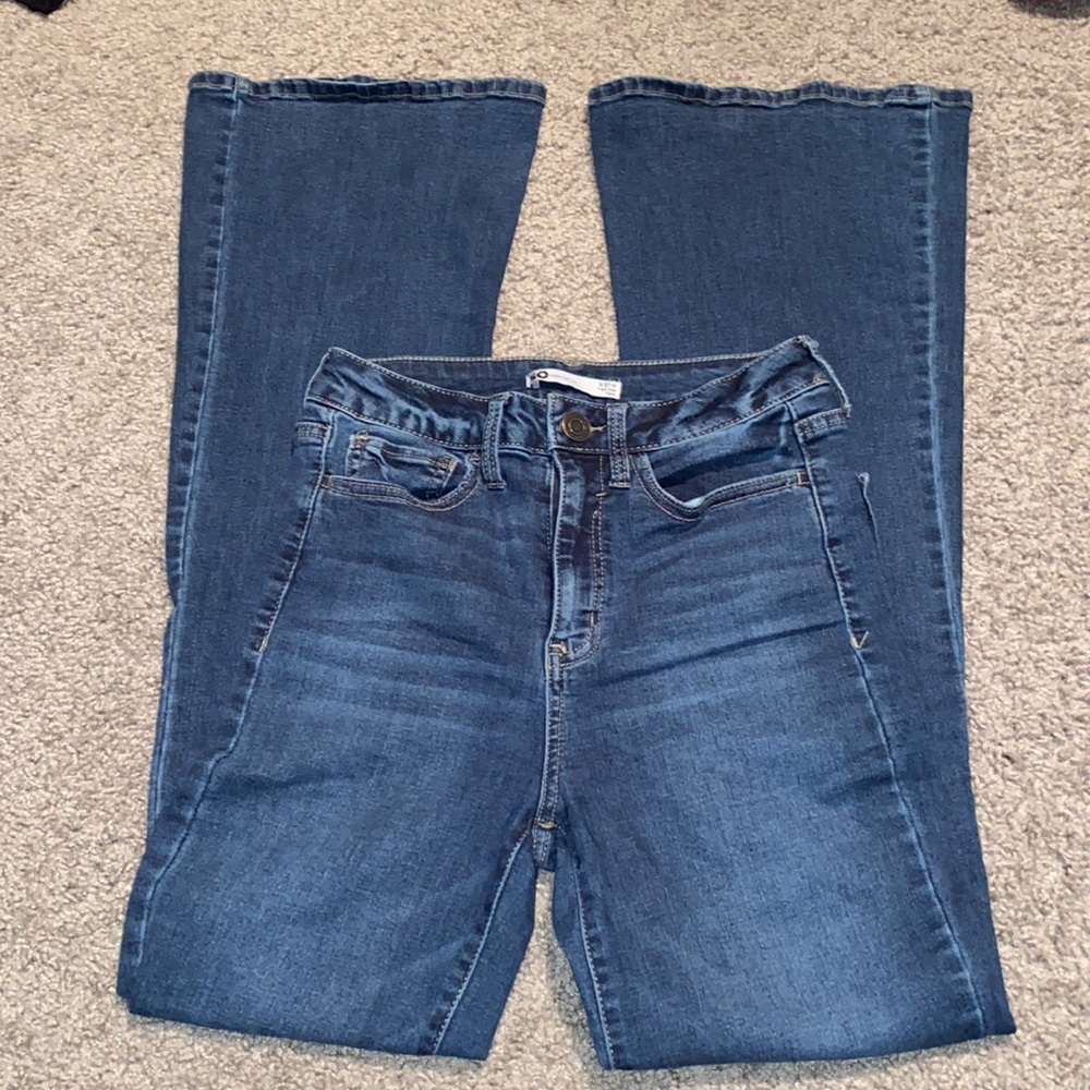 High rise flare jeans